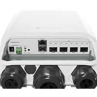 De Fiberbox Plus is een outdoor switch met vijf SFP-poorten