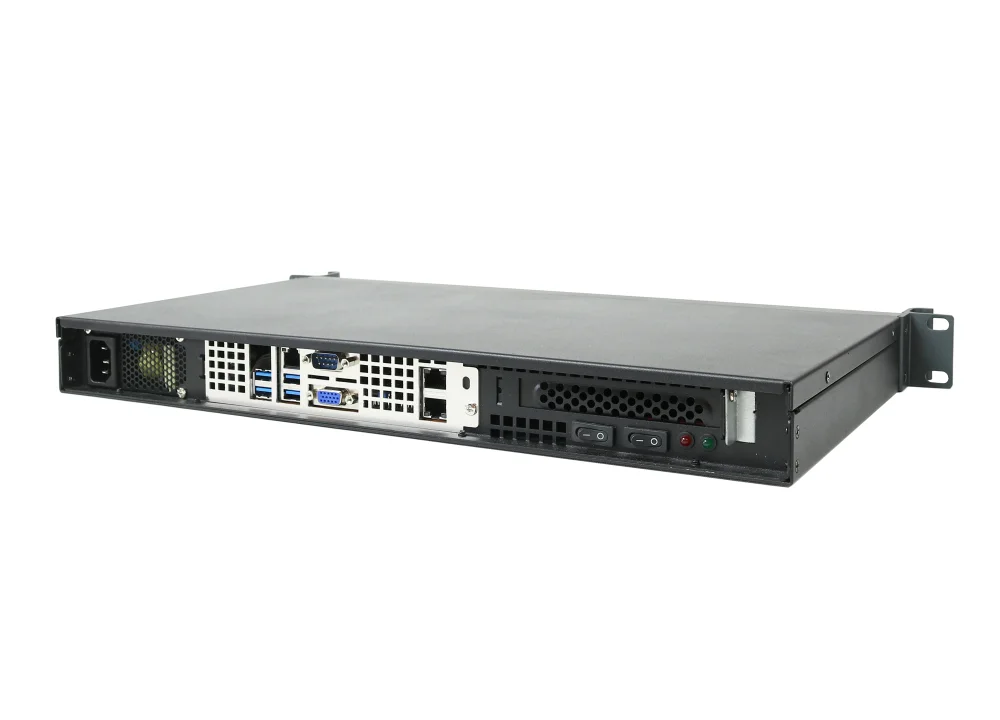19-inch 1U server-system short 'Emu S7i-C252' - XEON, i5- Dual LAN, ITX . 1TB M2 SSD, 16GB RAM DDR4