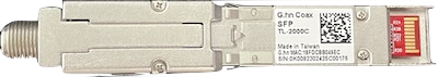 maxCoax Ethernet over Coax SFP Module 1Gbps, GhN