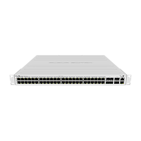 CRS354-48P-4S + 2Q + RM Deze krachtige switch heeft 48 x 1G RJ45-poorten en 4 x 10G SFP + -poorten