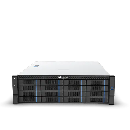 Milesight VE1608-A VMS Enterprise Storage Server with 128-CH License, 16 Disk Slots (20TB max)