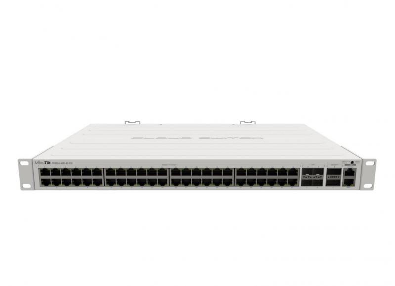 CRS354-48G-4S-2Q-RM  SwOS/RouterOS 48x1G RJ45, 4x10G SFP+, 2x40G QSFP