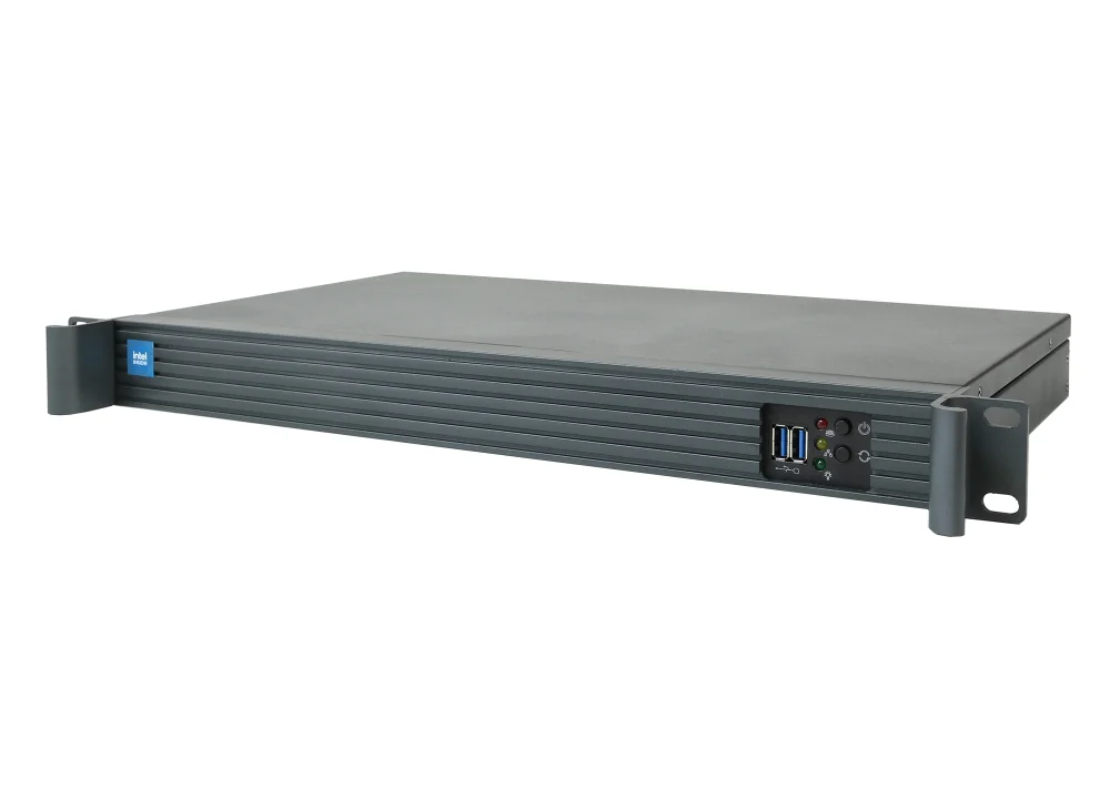 19-inch 1U server-system short 'Emu S7i-C252' - XEON, i5- Dual LAN, ITX . 1TB M2 SSD, 16GB RAM DDR4