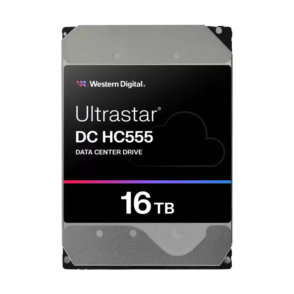 [STO.WD.UST.016] WD Ultrastar DC HC555, 16 TB Harde schijf, SATA/6G 7200RPM (550TB/Jaar) 5j garantie