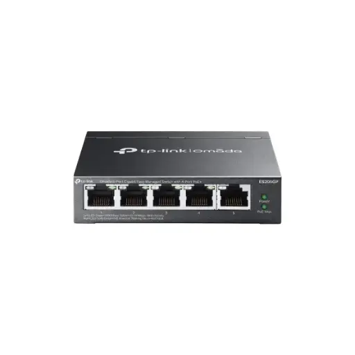[SW.TPO.SG1005P] TL-SG1005P 5-Port Gigabit Desktop Switch with 4-Port PoE (56W PoE Budget)